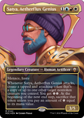 Satya, Aetherflux Genius (Borderless) (Ripple Foil) (M3C-142) - Modern Horizons 3 Commander Foil