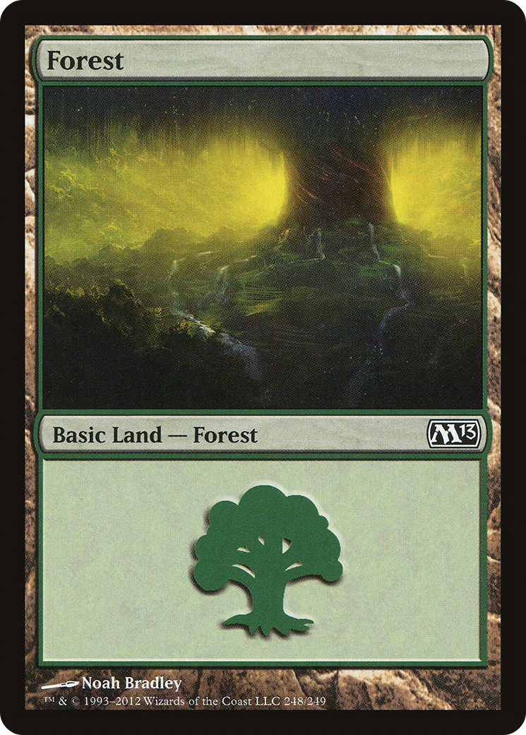 Forest (248) (M13-248) - Magic 2013 Foil