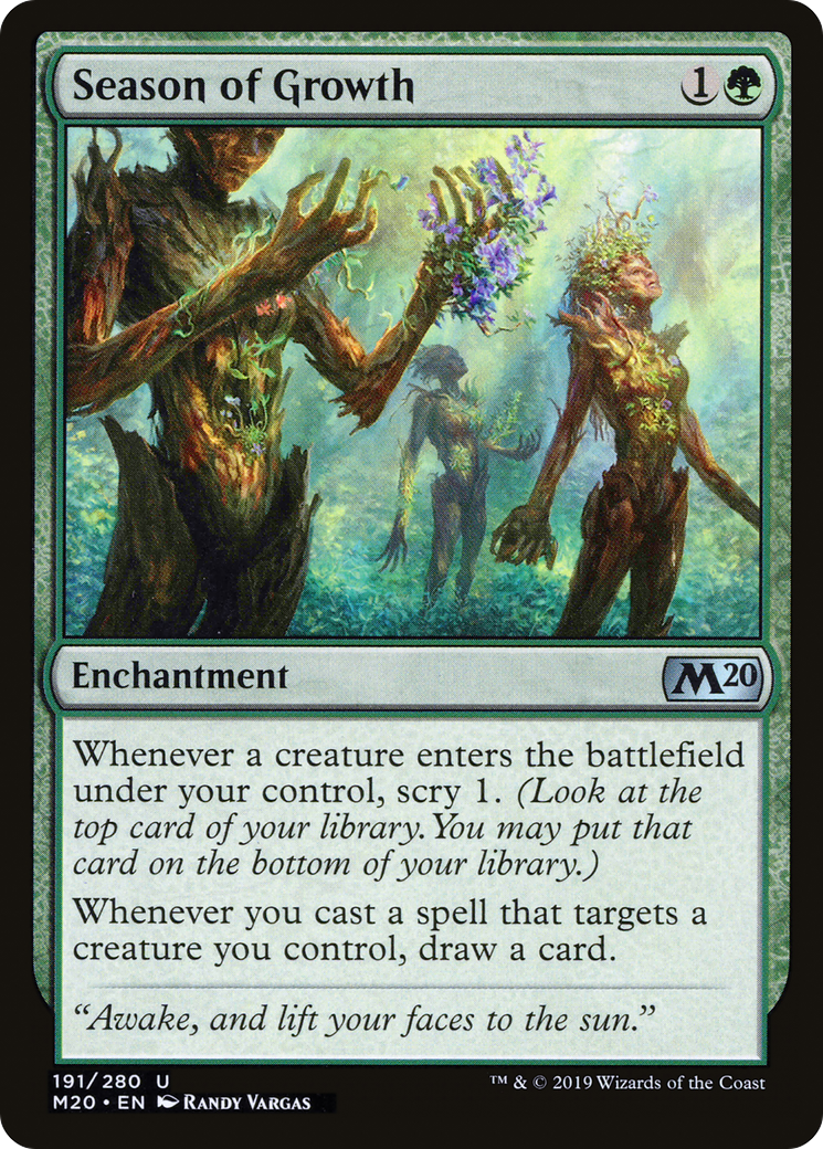 Season of Growth (M20-191) - Core Set 2020 Foil
