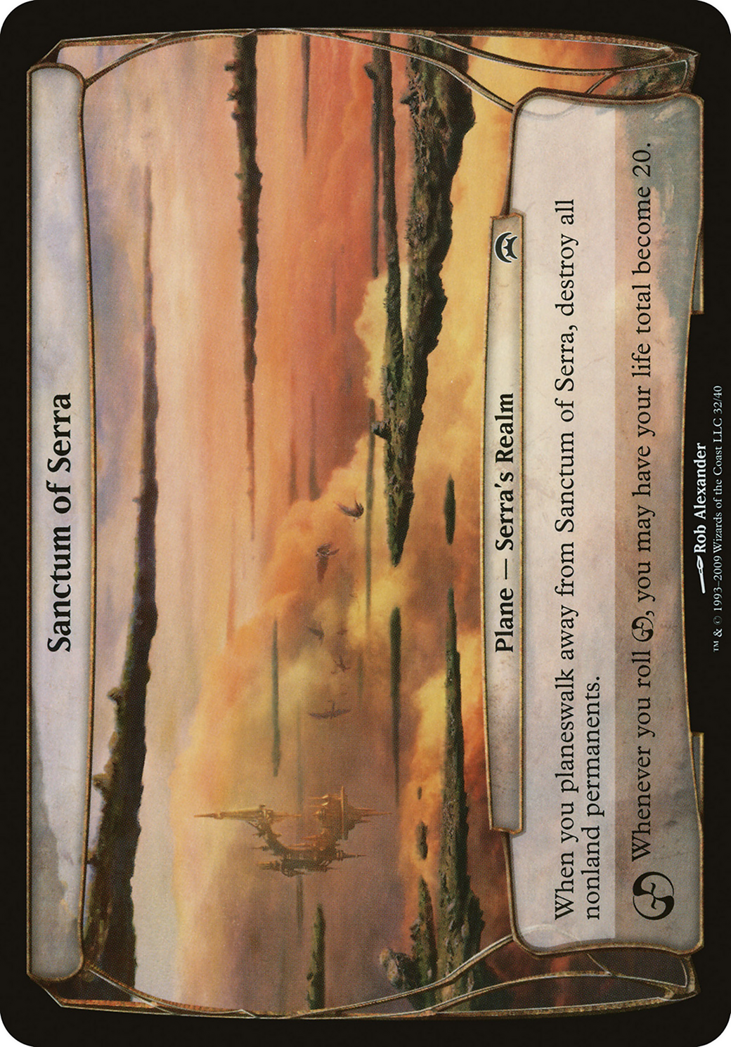Sanctum of Serra (Planechase) (OVER-) - Planechase Planes