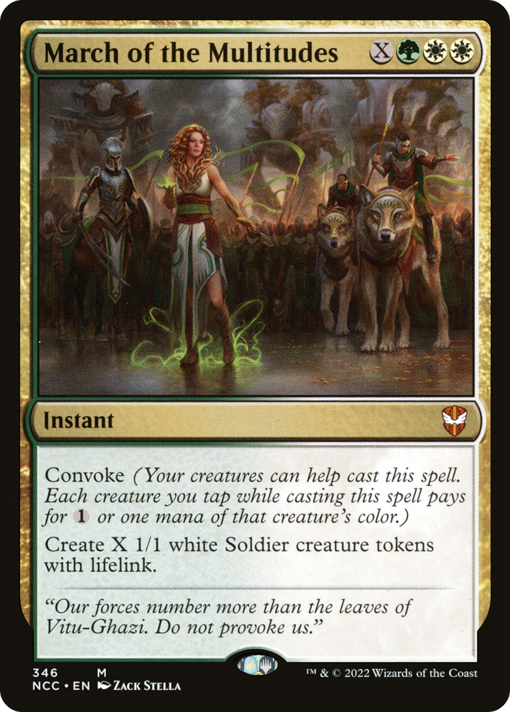 March of the Multitudes (NCC-346) - New Capenna Commander