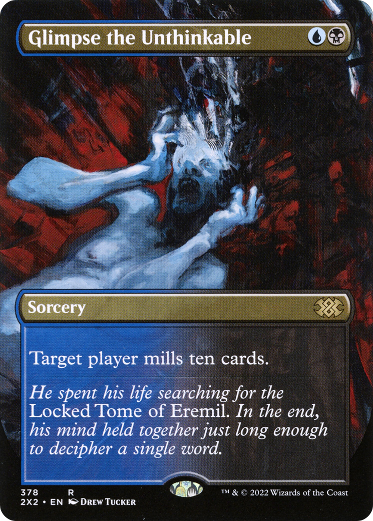 Glimpse the Unthinkable (Borderless) (2X2-378) - Double Masters 2022