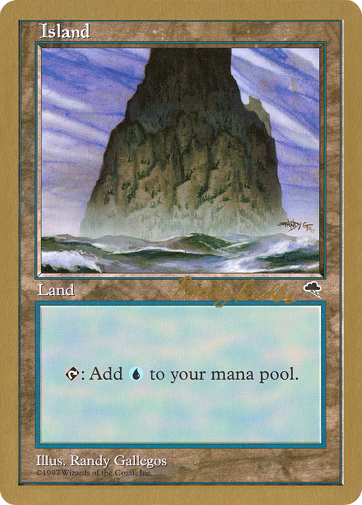Island (Spire) - 1998 Randy Buehler (TMP) (WCD-) - World Championship Decks 1998