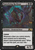 Putrefying Rotboar (YBLB-010) - Alchemy: Bloomburrow