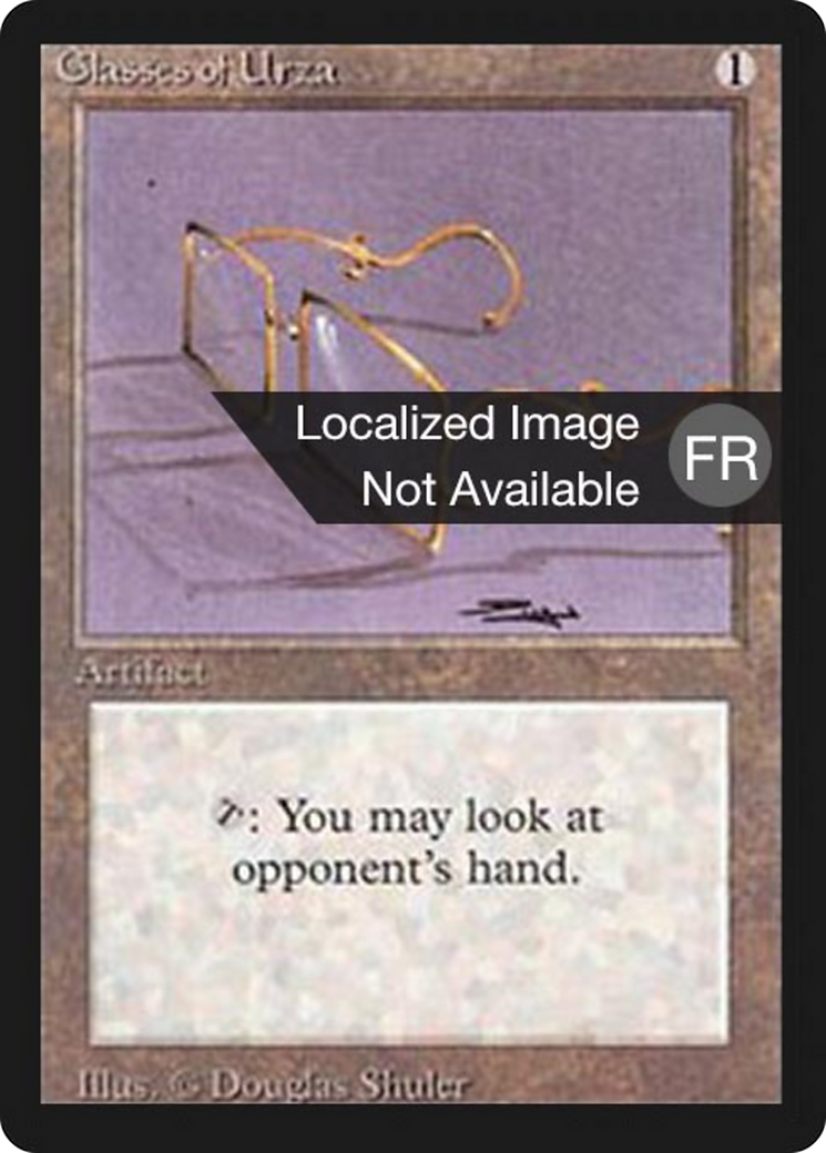 Glasses of Urza (FBB-) - Foreign Black Border