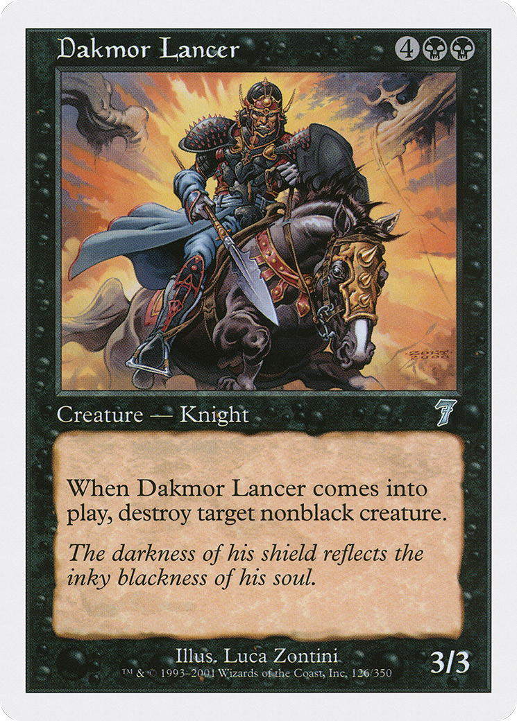 Dakmor Lancer (7ED-126) - 7th Edition Foil