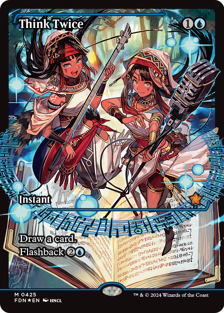 Think Twice (Showcase) (FDN-425) - Foundations: (Showcase) Foil