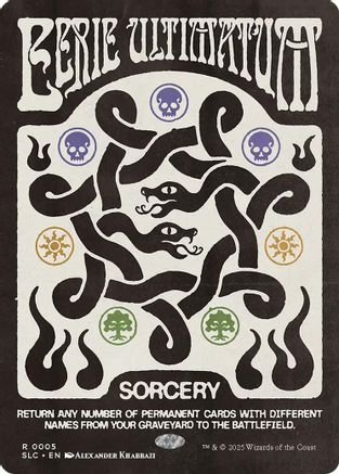 Eerie Ultimatum (SLC-005) - Secret Lair Countdown Kit Foil