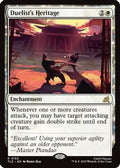 Duelist's Heritage (TLE-153) - Avatar: The Last Airbender: Eternal-Legal Foil