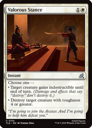 Valorous Stance (TLE-154) - Avatar: The Last Airbender: Eternal-Legal