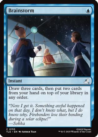 Brainstorm (TLE-155) - Avatar: The Last Airbender: Eternal-Legal Foil