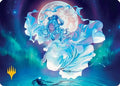 Yue, the Moon Spirit Art Card (Gold-Stamped Planeswalker Symbol) (ASTLA-007) - Art Series: Avatar: The Last Airbender