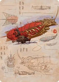Phoenix Fleet Airship Art Card (ASTLA-035) - Art Series: Avatar: The Last Airbender