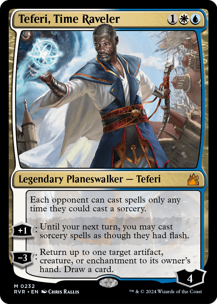 Teferi, Time Raveler (RVR-232) - Ravnica Remastered