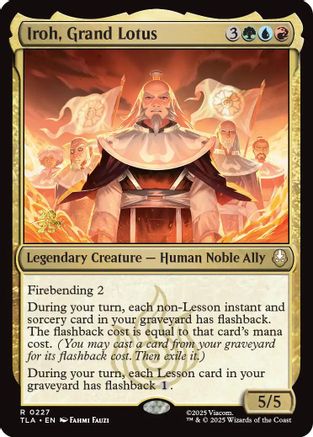 Iroh, Grand Lotus (PRE-227) - Prerelease Cards Foil