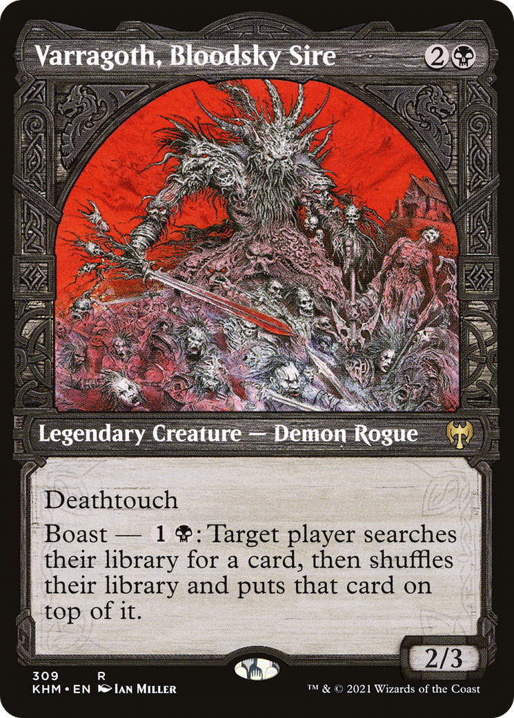 Varragoth, Bloodsky Sire (Showcase) (KHM-309) - Kaldheim: (Showcase) Foil