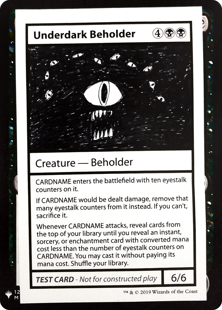 Underdark Beholder (CMB1-) - Mystery Booster Playtest Cards 2019