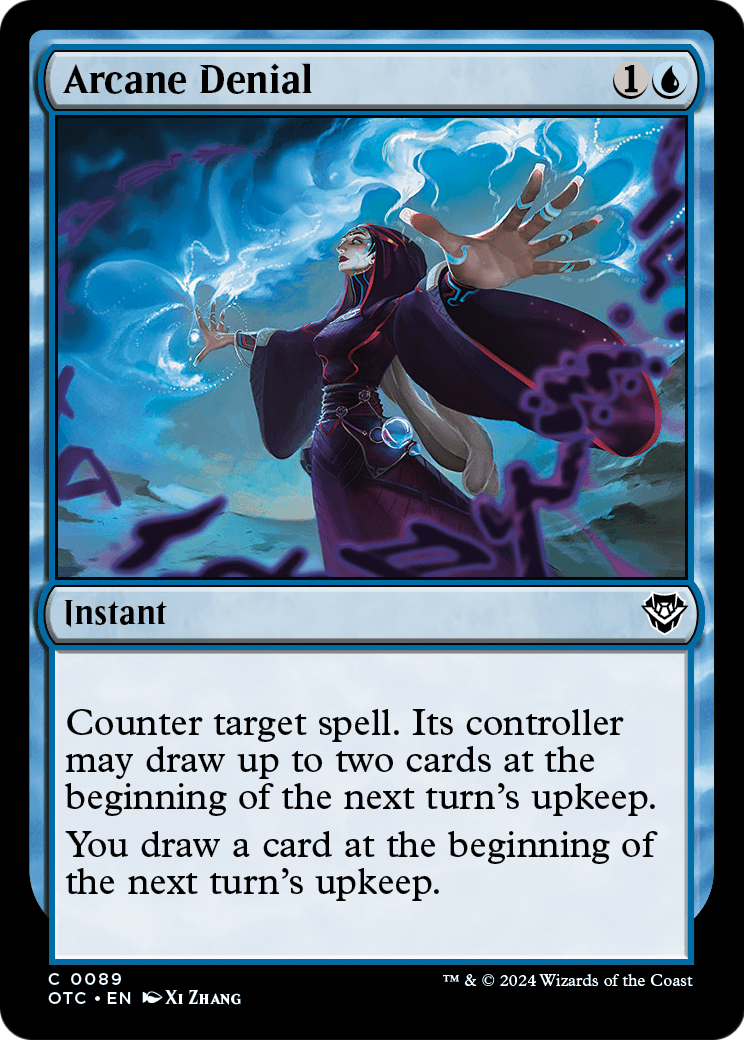 Arcane Denial (OTC-089) - Outlaws of Thunder Junction Commander