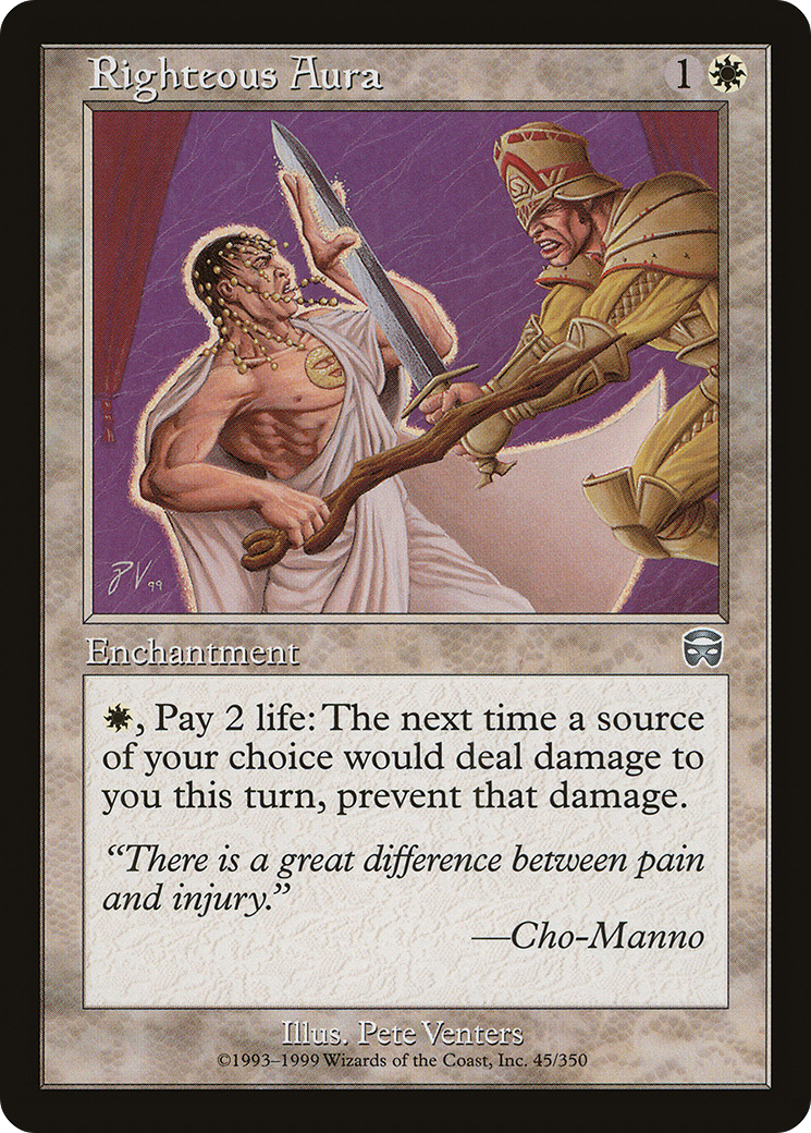 Righteous Aura (MMQ-045) - Mercadian Masques