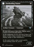 Foreboding Statue (DBL-523) - Innistrad: Double Feature: (Double Faced Transform) Foil