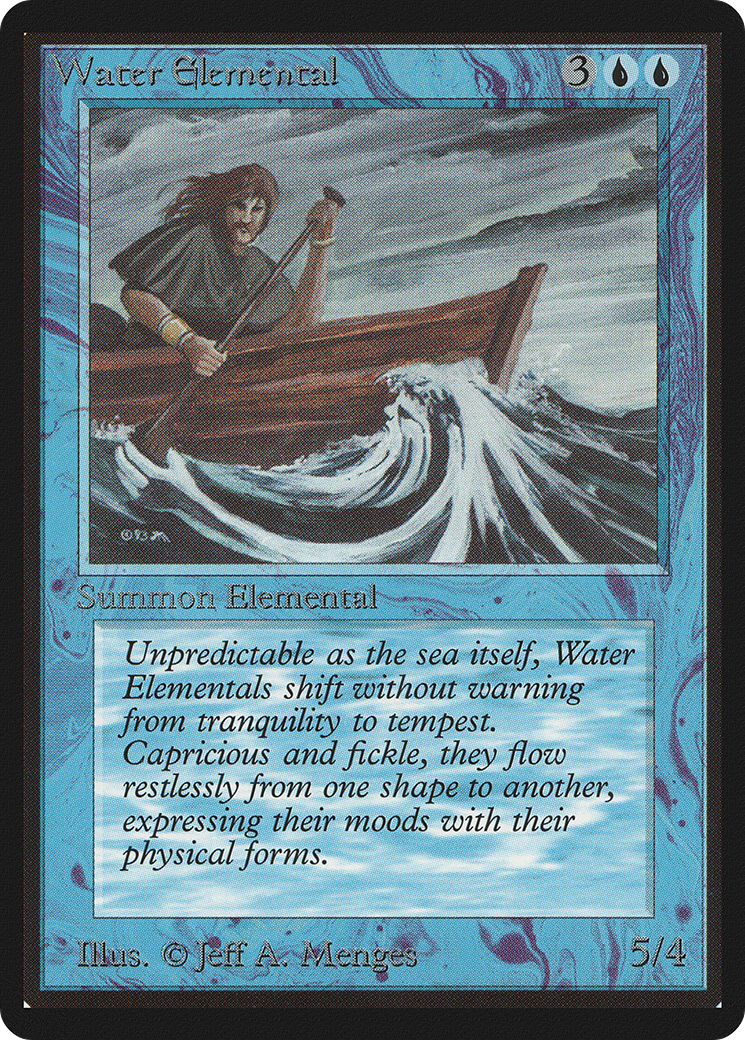Water Elemental (LEB-) - Limited Edition Beta