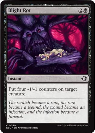 Blight Rot (ECL-089) - Lorwyn Eclipsed
