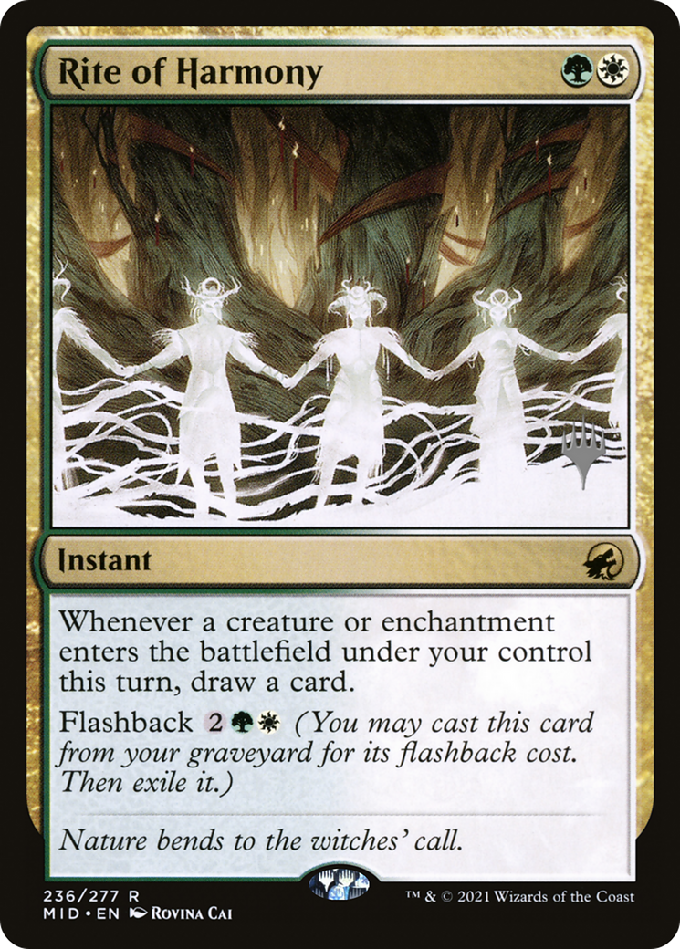 Rite of Harmony (PPMID-236) - Innistrad: Midnight Hunt Promos Foil