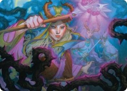 Stoic Grove-Guide Art Card (ASECL-025) - Art Series: Lorwyn Eclipsed