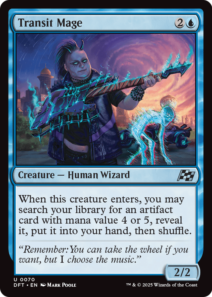 Transit Mage (DFT-070) - Aetherdrift Foil