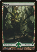 Forest (247) - Full Art (ZEN-247) - Zendikar Foil