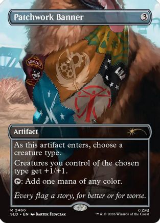 Patchwork Banner (SLD-2466) - Secret Lair Drop Series Foil