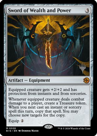 Sword of Wealth and Power (PPECL-026) - Promo Pack: Lorwyn Eclipsed