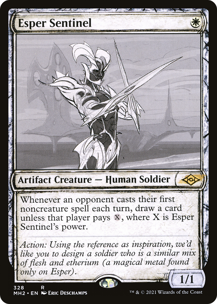 Esper Sentinel (Showcase) (MH2-328) - Modern Horizons 2: (Showcase)