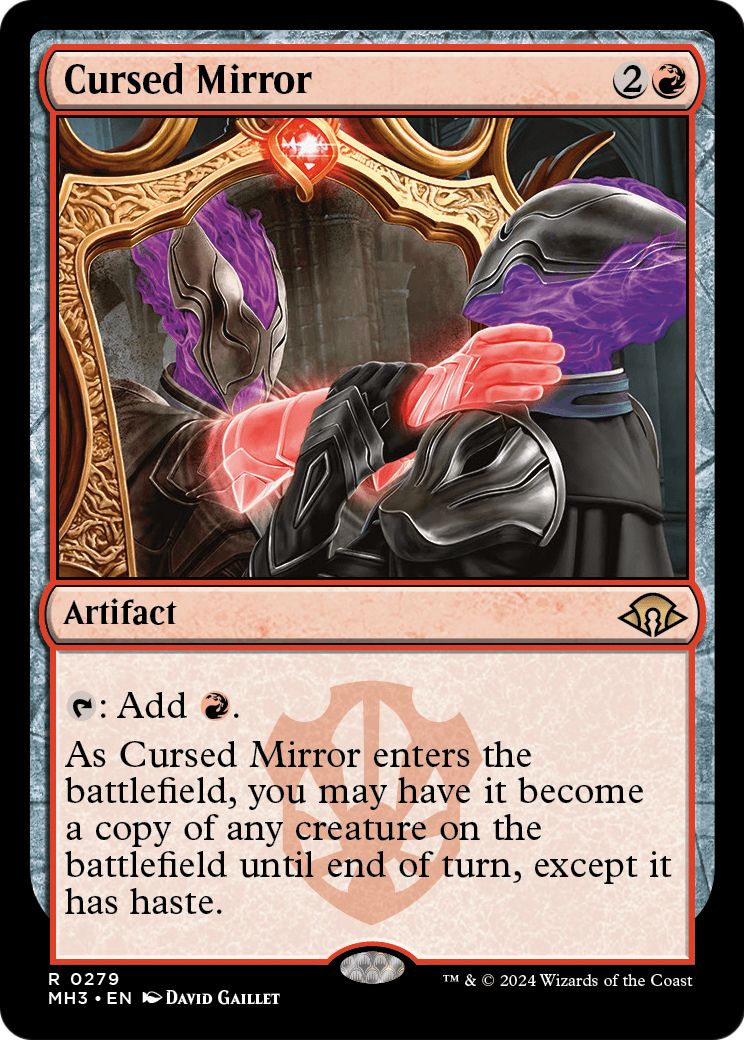 Cursed Mirror (MH3-279) - Modern Horizons 3 Foil