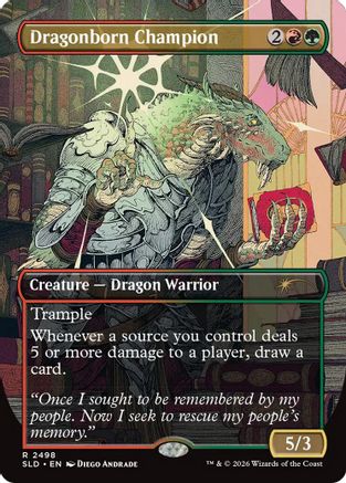 Dragonborn Champion (SLD-2498) - Secret Lair Drop Series Foil