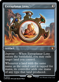 Extraplanar Lens (Foil Etched) (CMM-604) - Commander Masters Foil