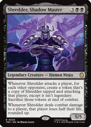 Shredder, Shadow Master (TMC-020) - Commander: Teenage Mutant Ninja Turtles