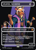 Splinter, the Mentor (0089) (Borderless) (Surge Foil) (TMC-089) - Commander: Teenage Mutant Ninja Turtles Foil