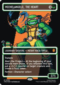 Michelangelo, the Heart (0092) (Borderless) (Surge Foil) (TMC-092) - Commander: Teenage Mutant Ninja Turtles Foil