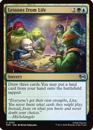 Lessons from Life (TMT-155) - Teenage Mutant Ninja Turtles Foil