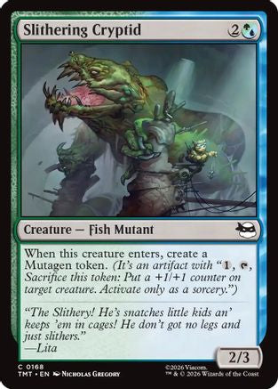Slithering Cryptid (TMT-168) - Teenage Mutant Ninja Turtles Foil