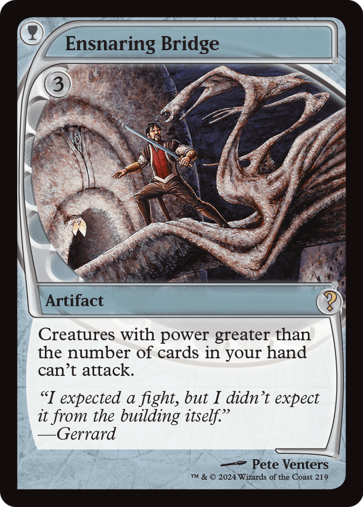 Ensnaring Bridge (Future Sight) (MB2-219) - Mystery Booster 2 Foil