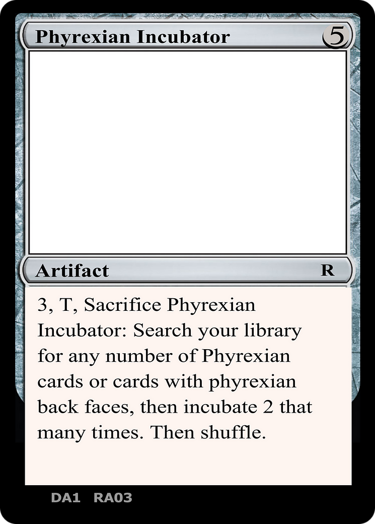 Phyrexian Incubator (UNK-) - Unknown Event