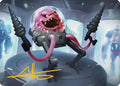 Krang, Master Mind Art Card (4/54) (Gold-Stamped Signature) (ASTMT-004) - Art Series: Teenage Mutant Ninja Turtles
