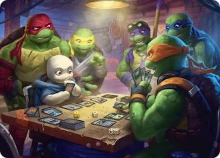 Lessons from Life Art Card (ASTMT-014) - Art Series: Teenage Mutant Ninja Turtles