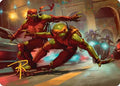 Raph & Mikey, Troublemakers Art Card (Gold-Stamped Signature) (ASTMT-017) - Art Series: Teenage Mutant Ninja Turtles