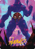 Krang, Utrom Warlord Art Card (Gold-Stamped Signature) (ASTMT-021) - Art Series: Teenage Mutant Ninja Turtles