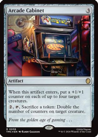 Arcade Cabinet (Surge Foil) (TMC-036) - Commander: Teenage Mutant Ninja Turtles Foil