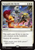 Vanquish the Horde (Surge Foil) (TMC-045) - Commander: Teenage Mutant Ninja Turtles Foil