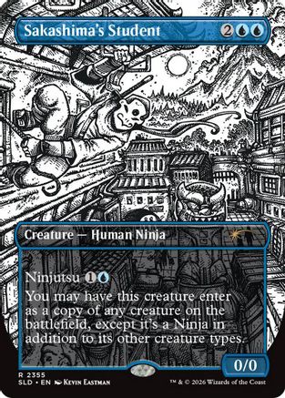 Sakashima's Student (2355) (SLD-2355) - Secret Lair Drop Series
